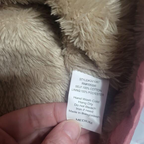 C'Esttoi Mauve Faux Fur Lined Sleeveless Vest/Jacket - Medium - Picture 4 of 9